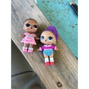 LOL Surprise Dolls Lot Glitter Series Winter Disco Pink Camo Outfit MGA